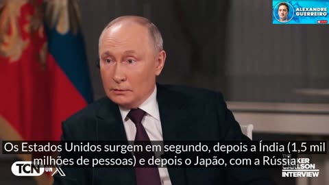 A Conversa de Tucker Carlson com Vladimir Putin: legendas em português