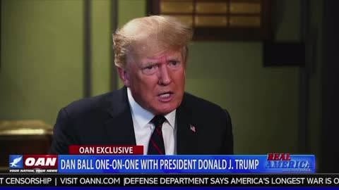 President Trump speaks on OAN: Mandates are terrible. #TrumpWon