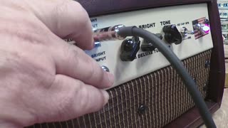 Lyle playing Bud's 5E3 tube amp