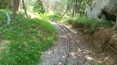 Where does this train track lead?