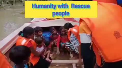Humanity with Rescue people