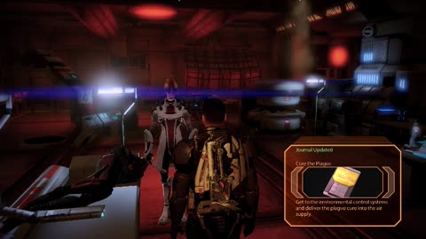 Commander Shepard Speaks With Mordin Solus For The First Time In Slums Mass Effect 2 Mod Game-play