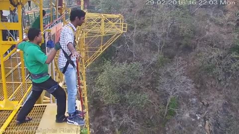 Watch this before Doing Bungee Jump #funny #bungeejumping