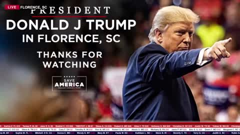 President Donald J. Trump in Florence, SC March 12, 2022