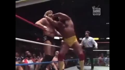 (1988.03.12) Hulk Hogan vs Ted DiBiase - Lumberjack Match - WWF