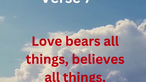 Bible Verse About Love