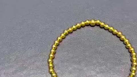 What a precious gold bracelet