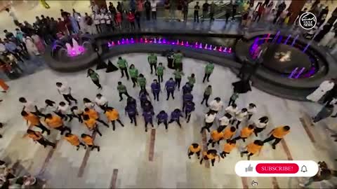Flash mob celebrating 76th Indian Independence Day takes Dubai shoppers by surprise