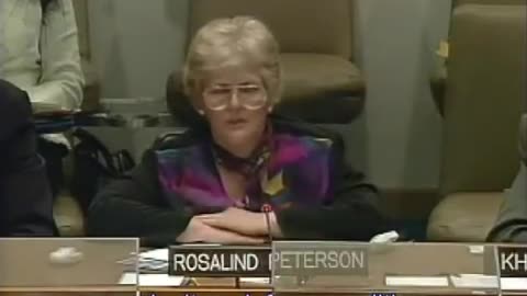 Rosalind Peterson (FULL VERSION) United Nations address 2007