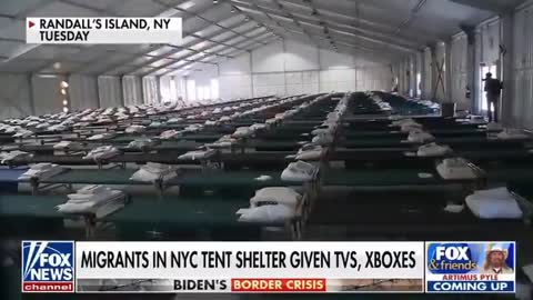 NYC Opens High End Tent Shelter For Illegal Migrants