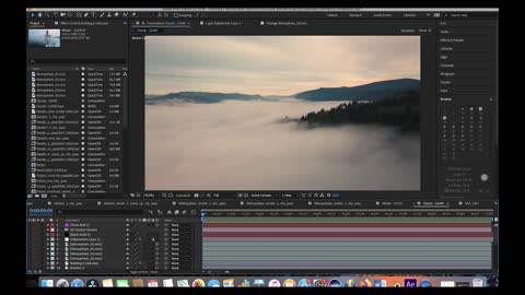 VFX breakdown in Blender 3d/After Effects: Set extension shot using CityBuilder3d add-on assets