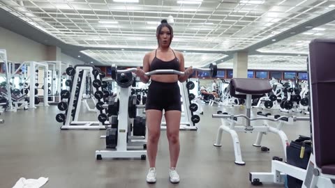 GIRLS COMPLETE VIDEO UPPER BODY WORKOUT- GIRLS GYM WORKOUT.