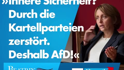 Beatrix von Storch (AfD) - Mannheim und Hagen: Innere Sicherheit gibt es nur mit der AfD!