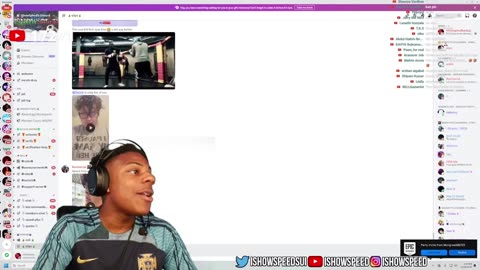#ishowspeed reacts to his discord clip #fun