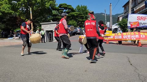 고무신에 장화 신고 진짜 농악