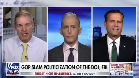 Jim Jordan Slams Politicization of the DOJ, FBI