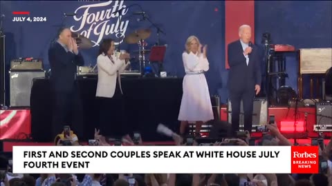 'Ho Ho Ho!'- Biden Speaks At White House Independence Day Event