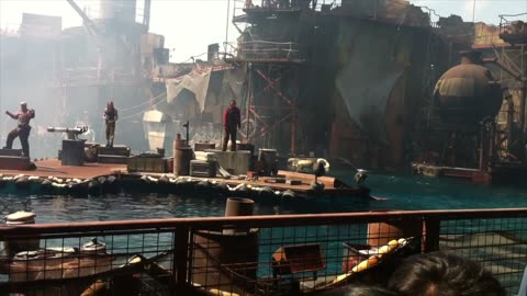 Waterworld at Universal studios in Hollywood.