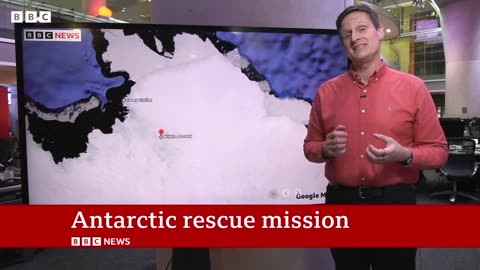 BBC news Antarctic rescue mission
