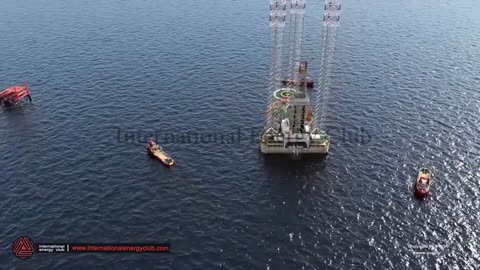 Offshore Drilling Rig Animation