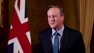 David Cameron admits his return is 'unusual'