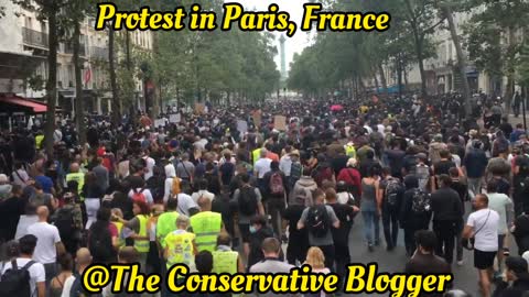 Patriots in Paris, France 🇫🇷are taking back their Nation