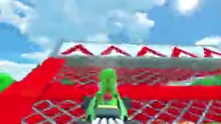 Mario Kart Tour - Yoshi Circuit R/T Gameplay (Mario vs. Luigi Tour)