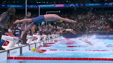 Australia team usa go toe to toe in mens 4x100m freestyle relay heat paris olympics nbc sports