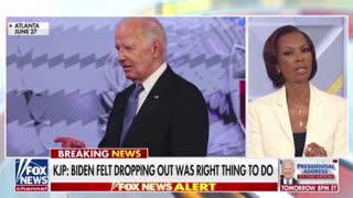Biden spoken in the past tense- the democrats have moved on