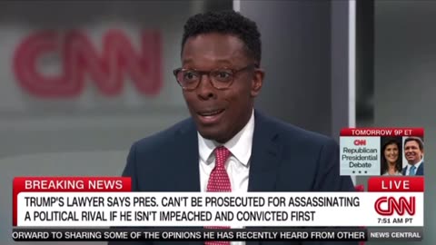 CNN struggle session on presidential immunity