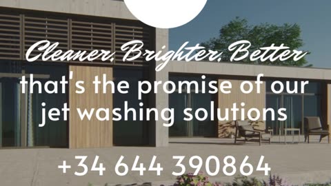 Jet Washing Services offered in Spain by Outdoor Butler