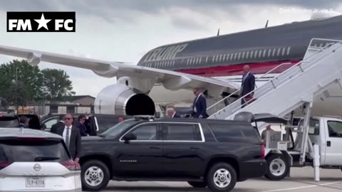 Trump arrives in Milwaukee where he will be formally nominated