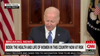 Biden BUTCHERS His Address Reacting To The Roe v. Wade Decision