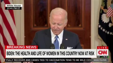 Biden BUTCHERS His Address Reacting To The Roe v. Wade Decision