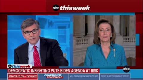 George Stephanopoulos presses Pelosi on Democratic divide