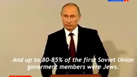 Putin During A Visit To Moscow’s Jewish Museum 80% Of The 1st Soviet Government Members Were Jews