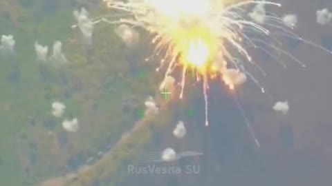 Russian Smerch Cluster Munitions Destroy S-300 System