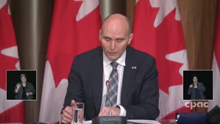 Trudeau Health Minister Duclos says the government "is officially advising Canadians to avoid non-essential travel outside Canada"