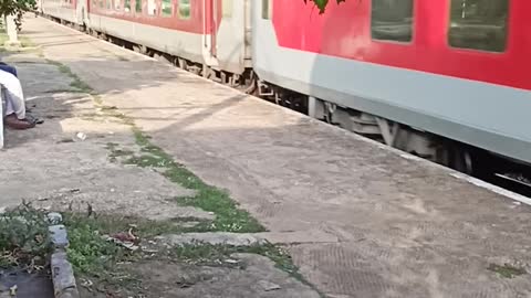 Train at high speed