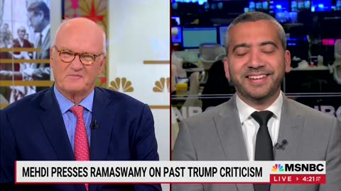 'Geez ... Okay': 'Morning Joe' Co-Host Shocks Panelists With Vivek Ramaswamy Question