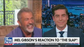 Mel Gibson’s Handler Cuts off Interview After Jesse Watters Asks About The Slap