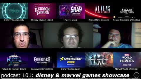 podcast 101: disney & marvel games showcase