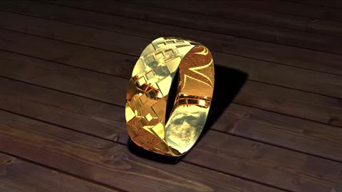 3d gold ring skin20