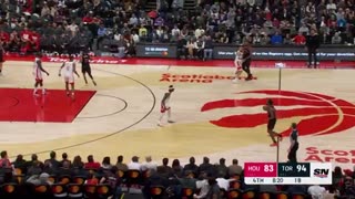 NBA Live Raptors - Rockets Game Action