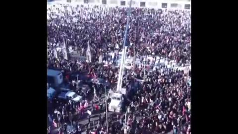 Tens of thousands of truckers and people in Canada rally to protest mandatory vaccines