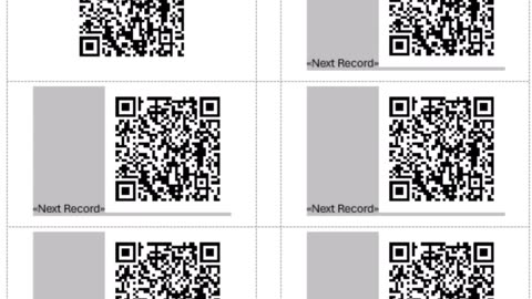 Print Bulk Barcodes & QR Codes in MS Word & Excel 4#shorts