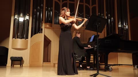 Cesar Franck, Sonata for violin and piano No.1 in A major, performed by Won Na.