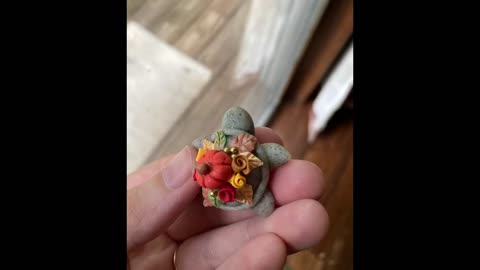 Clay Turtle Magnet DIY