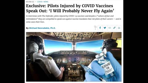 Video of Dr.Manderson the PMO of CASA staing adverse event to the VAX are of no concern for pilots