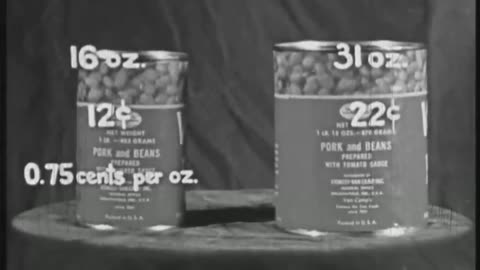 Public Service Film - Buying Food (1950) USA